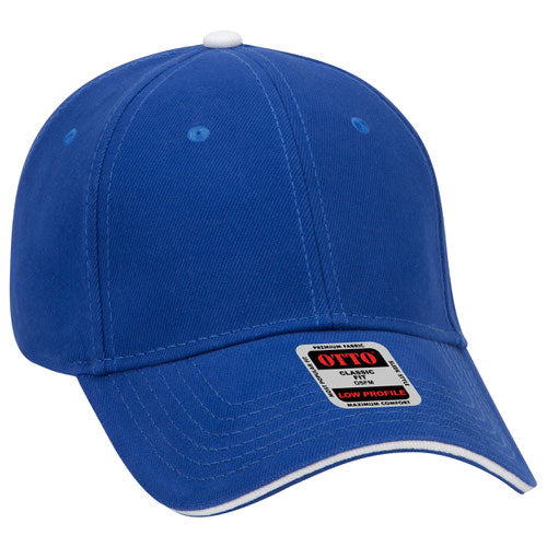 OTTO CAP® 23-255 - 6 Panel Low Profile Baseball Cap