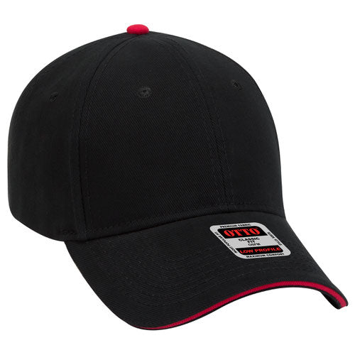 OTTO CAP® 23-255 - 6 Panel Low Profile Baseball Cap