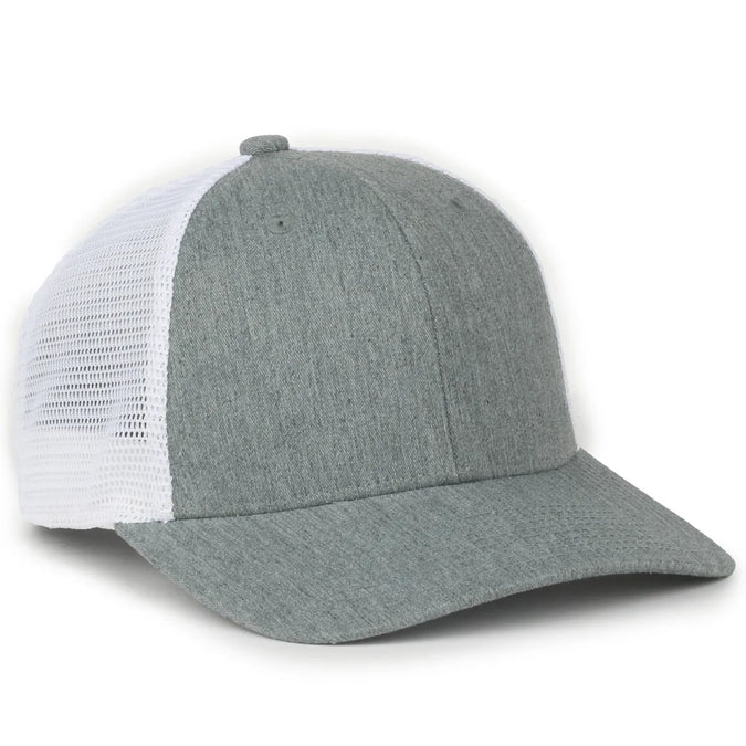 Outdoor Cap FLX672M ProFlex Stretch Mesh Cap – Structured Pro Round Crown, Premium Cotton Twill, Adjustable Sweatband