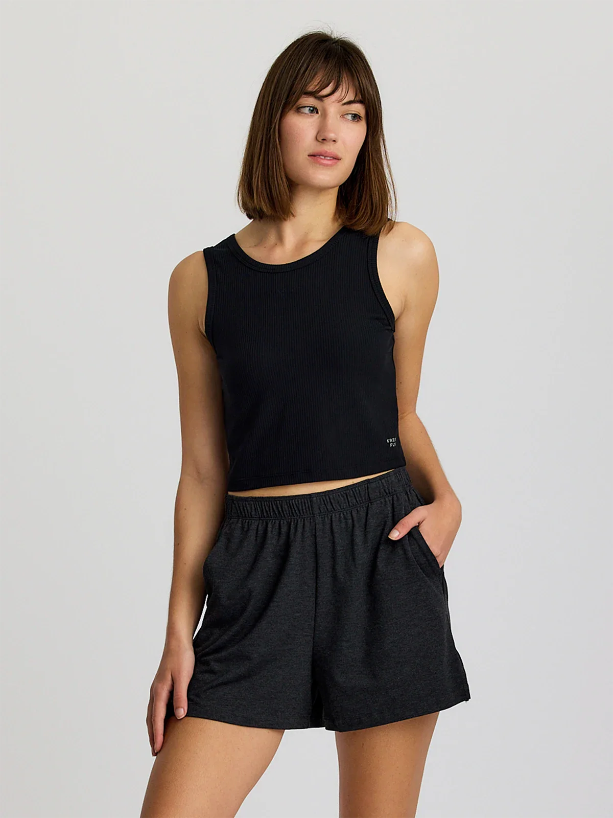 Free Fly Ribbed Bamboo Tank - Women's