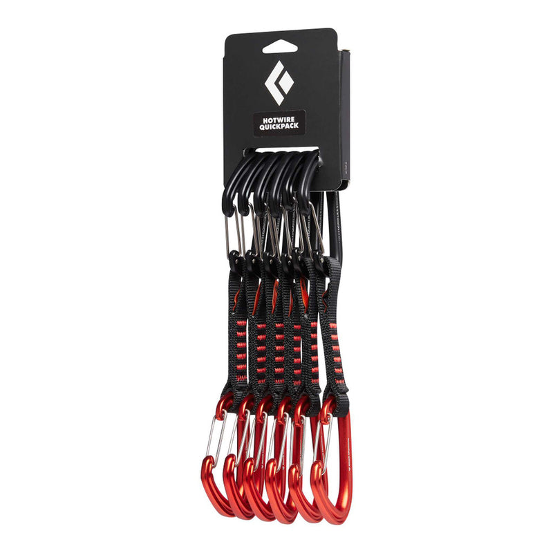 Black Diamond Hot Wire Quickdraw Pack | Essential and Reliable Quickdraws for Safe and Efficient Climbing