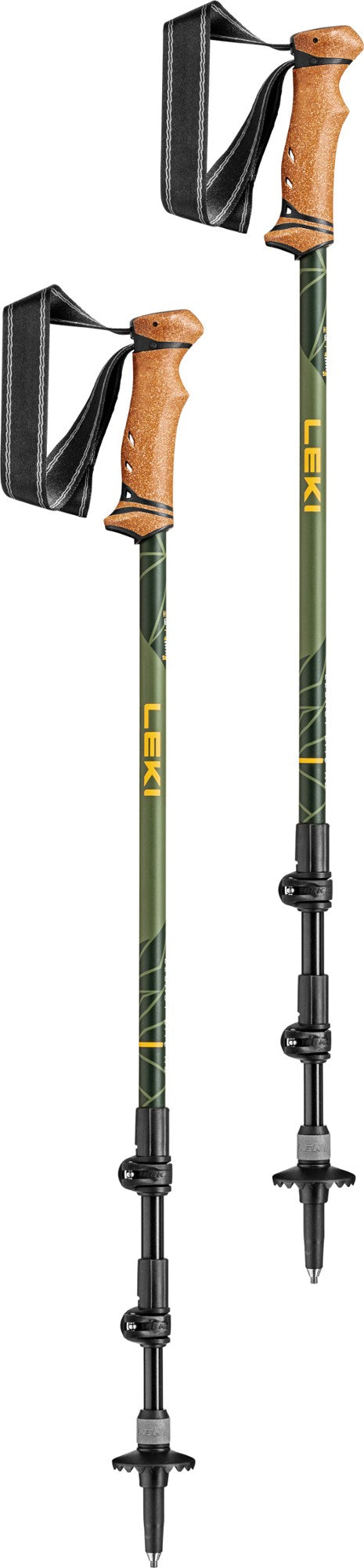 Leki Legacy Lite AS Trekking Poles with Universal Carbide Flex Tips - Pair