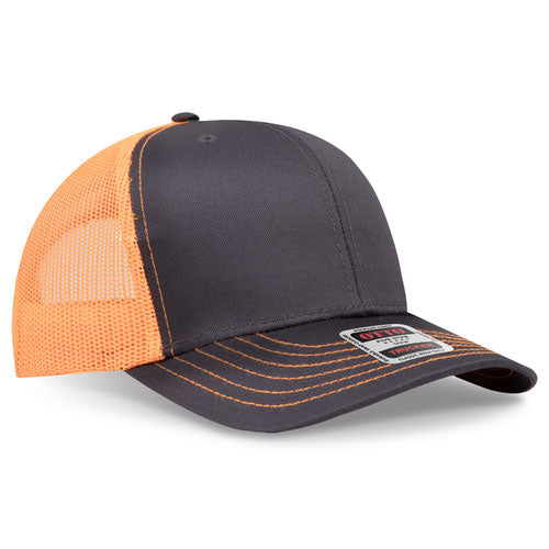 OTTO CAP 112-1  - 6 Panel Mid Profile Mesh Back Trucker Hat