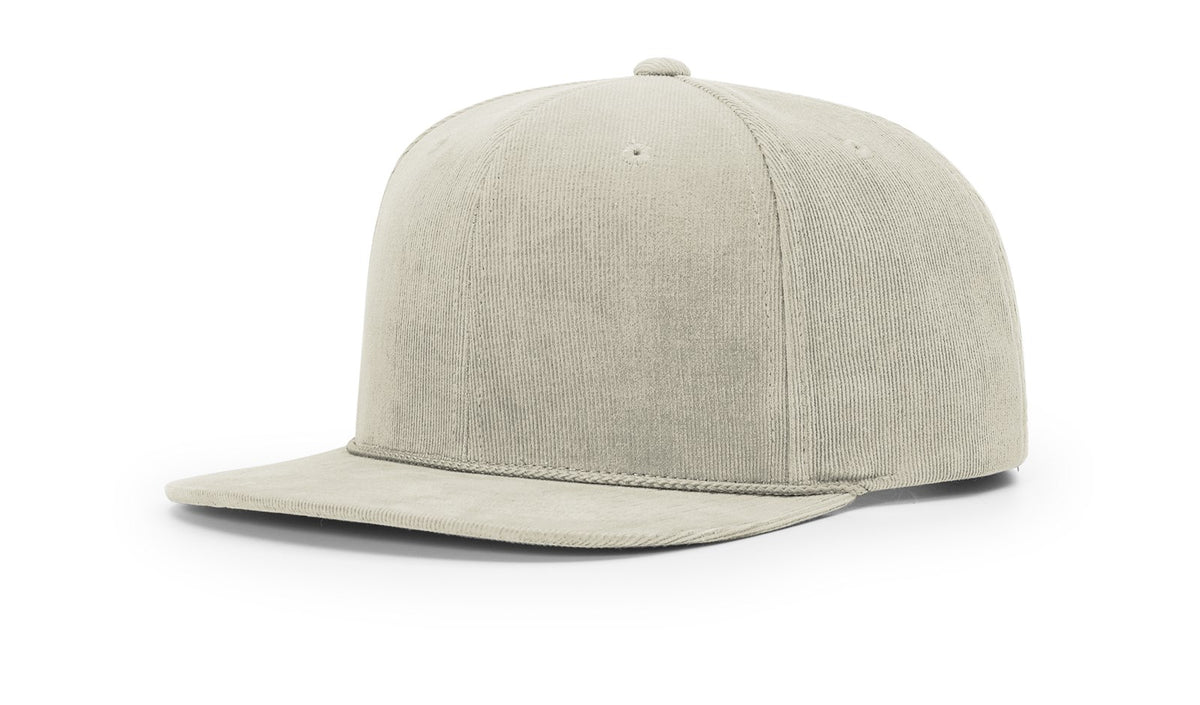 Richardson 253 Cotton Corduroy Snapback Hat – UPF 50+ Rope-Bill Cap OSFM