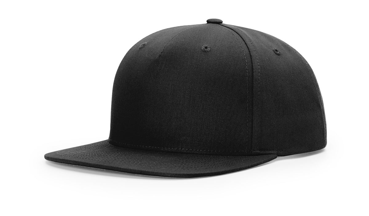 Richardson 255 Pinch-Front Structured Snapback Hat – 5-Panel Flat-Bill Cap OSFM