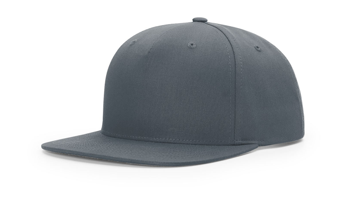 Richardson 255 Pinch-Front Structured Snapback Hat – 5-Panel Flat-Bill Cap OSFM