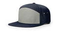 Richardson 257 7 Panel Twill Leather Strapback OSFM