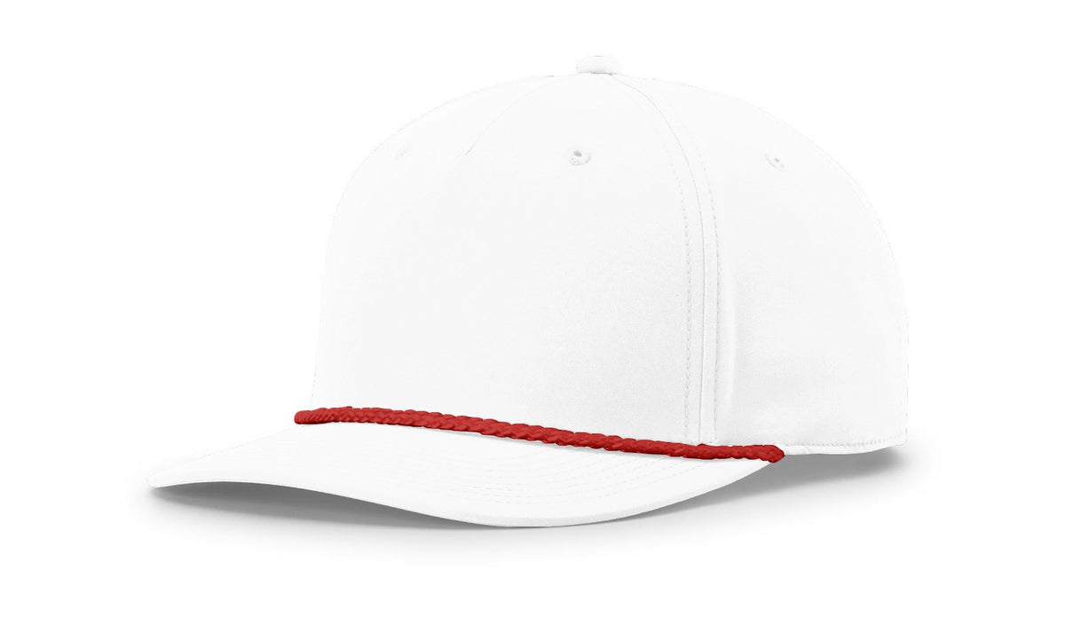 Richardson 258 Snapback Rope Hat Five Panel Classic Rope Cap Performance Polyester