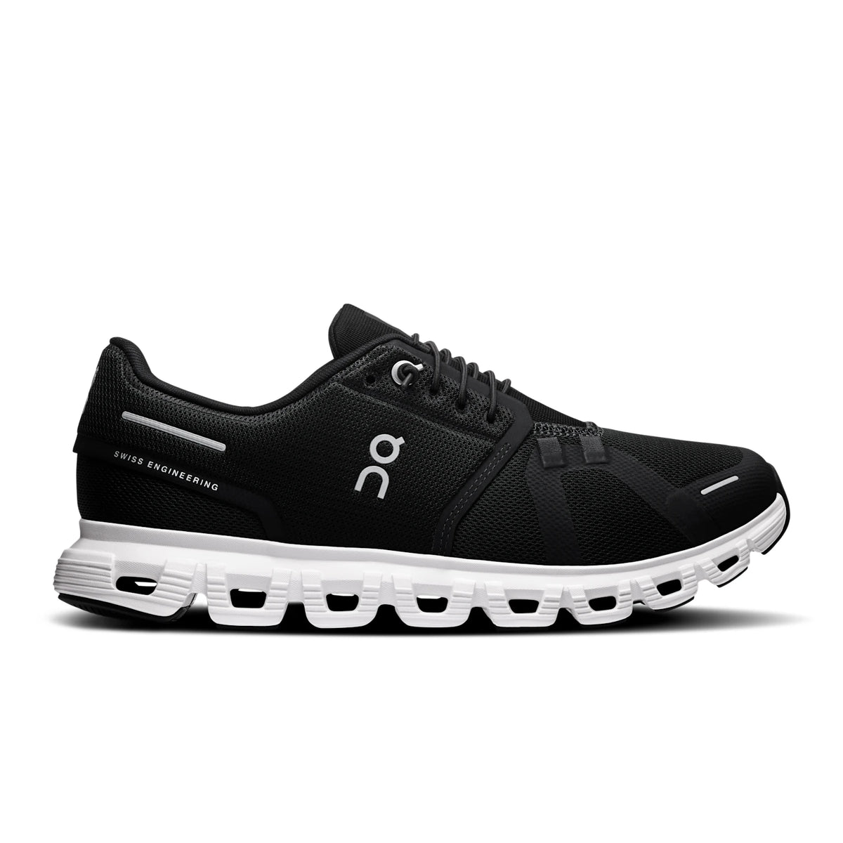 On Cloud 6 Wide Women's - Black/White