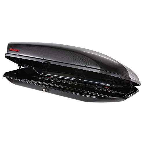 Yakima SkyBox 21 Cubic Foot Aerodynamic Carbonite Textured Lid Rooftop Cargo Carrier Box