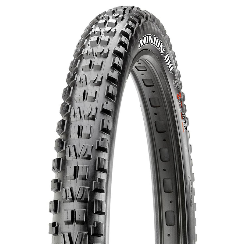 Maxxis Minion DHF MTB Dual Compound Tubeless Ready Folding Tire | Ultimate All-Terrain Tire for Versatile Mountain Biking Performance