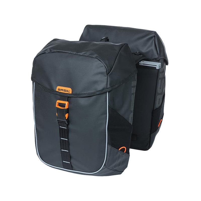 Basil Miles MIK 34L Pannier Bag -  34L Sporty Waterproof Double Pannier with MIK Compatibility