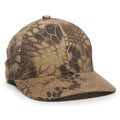 Outdoor Cap 301IS Camo Trucker Cap – Pro Round Crown with Canvas Finish