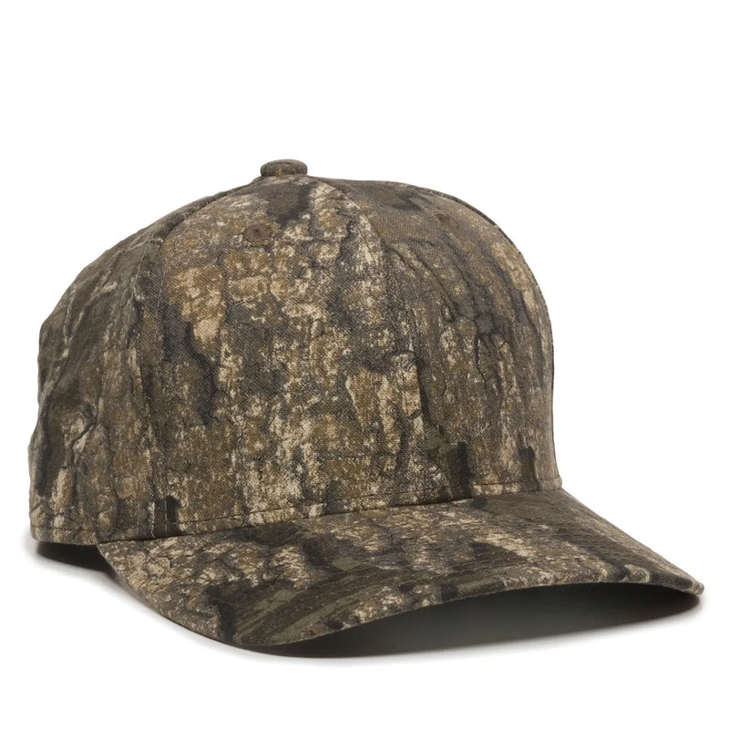 Outdoor Cap 301IS Camo Trucker Cap – Pro Round Crown with Canvas Finish