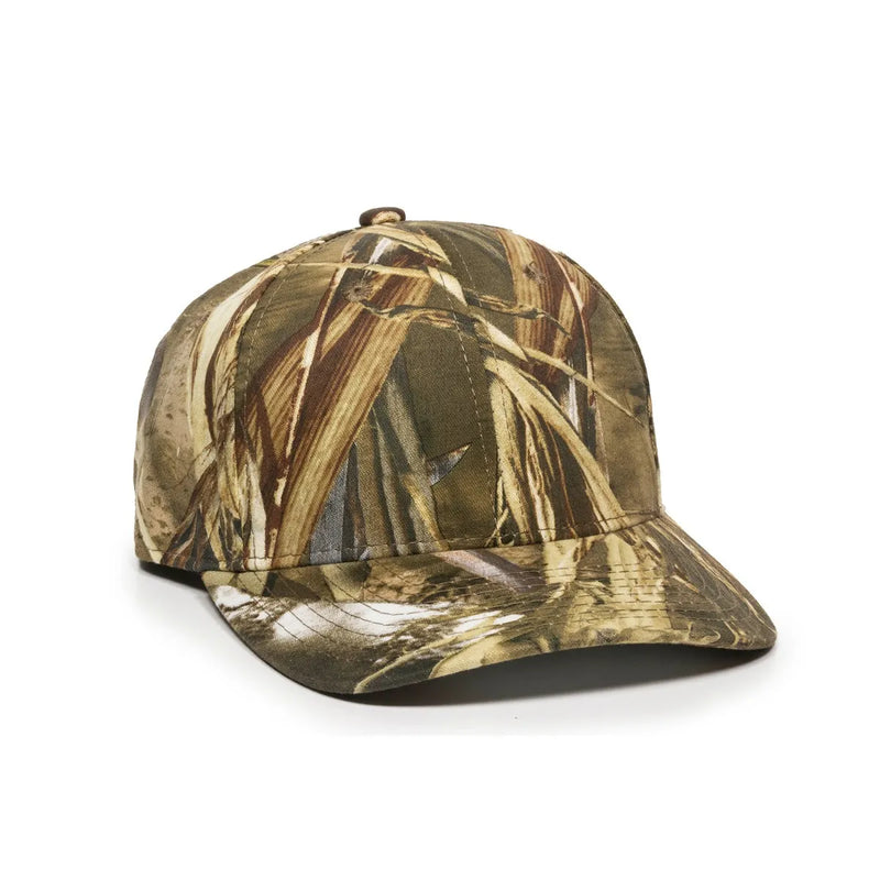 Outdoor Cap 301IS Camo Trucker Cap – Pro Round Crown with Canvas Finish