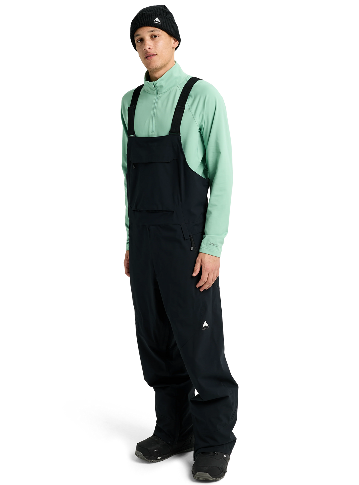 Burton Reserve 2L Stretch Bib Pants - True Black back