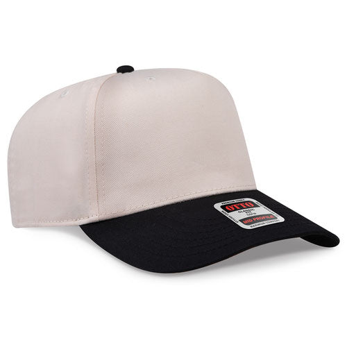 OTTO CAP 31-069 - 5 Panel Mid Profile Baseball Cap
