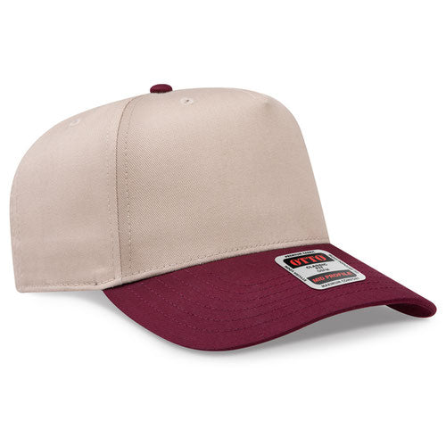 OTTO CAP 31-069 - 5 Panel Mid Profile Baseball Cap