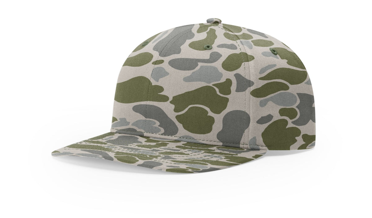 Richardson 312P Printed Casual Twill Cap – Mid Pro 6-Panel Adjustable Hat
