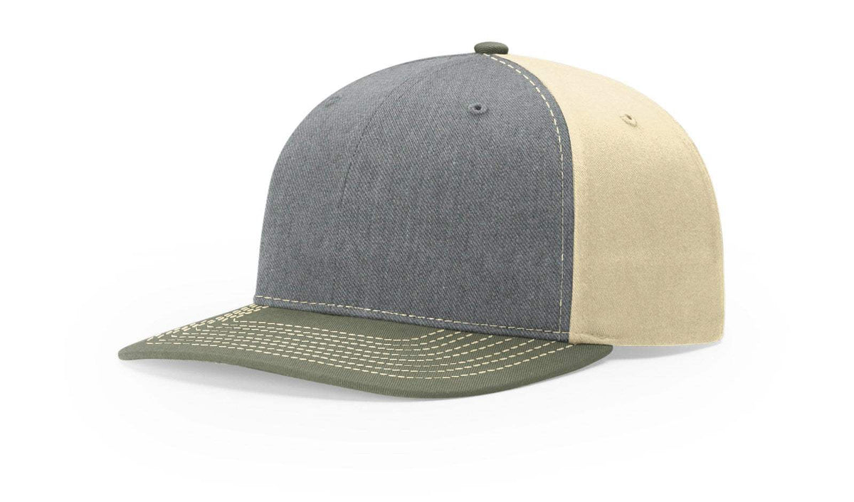 Richardson 312 Solid Twill Trucker Hat – Structured 6-Panel Mesh-Back Snapback Cap