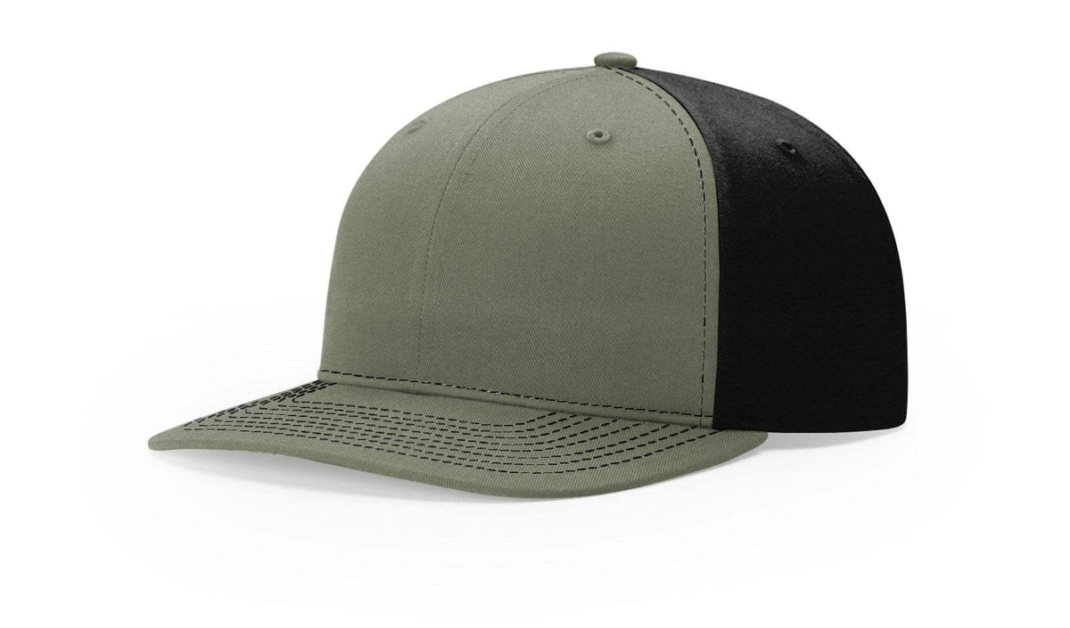 Richardson 312 Solid Twill Trucker Hat – Structured 6-Panel Mesh-Back Snapback Cap