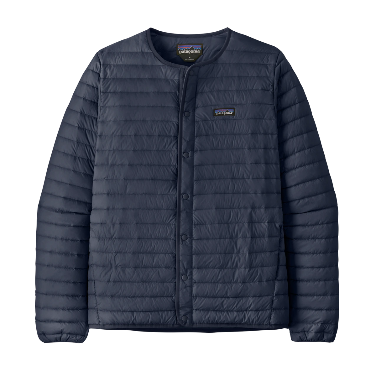 Patagonia Lightweight Down Sweater Cardigan - NEW NAVY