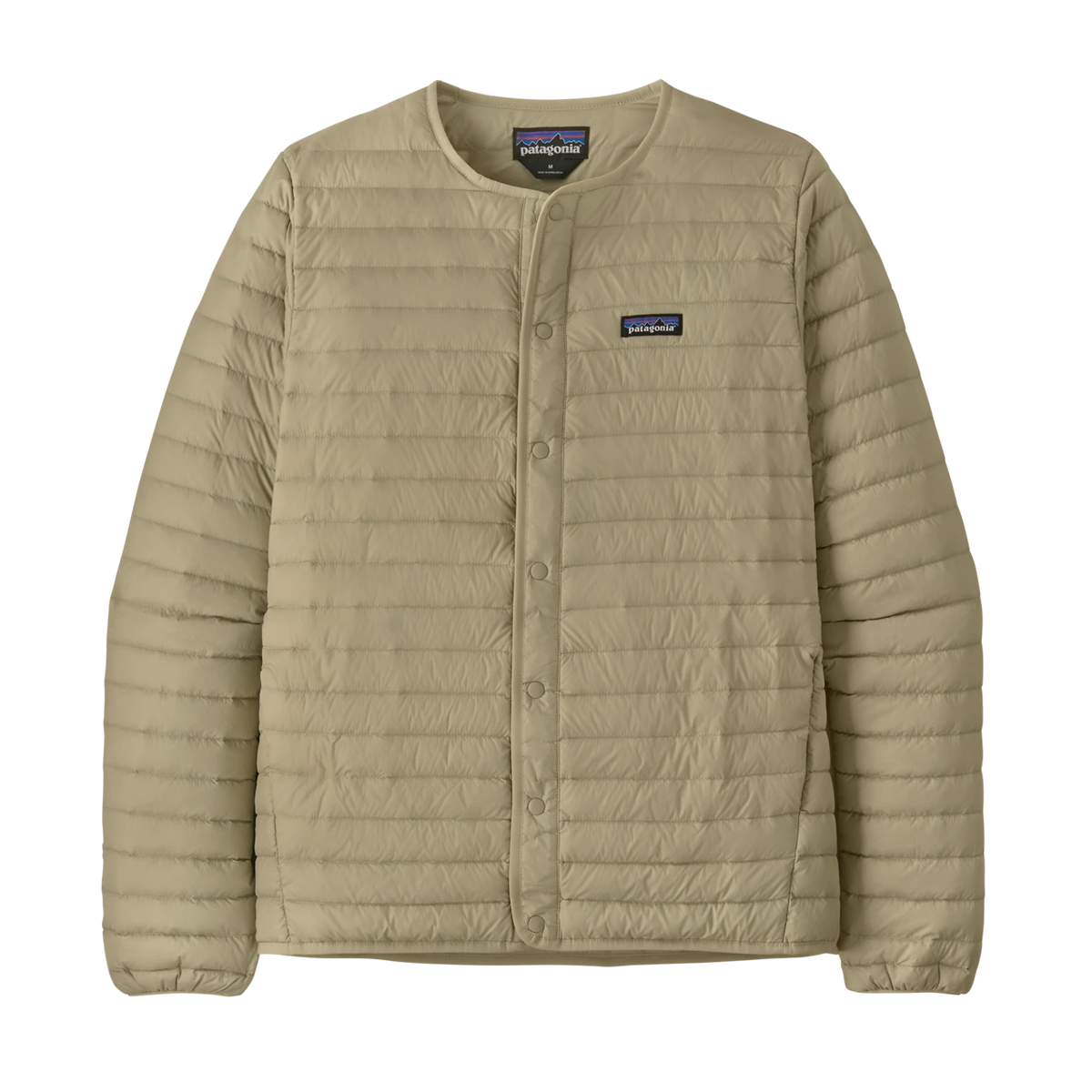 Patagonia Lightweight Down Sweater Cardigan - WEATHERED STONE