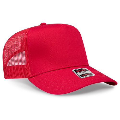 OTTO CAP 32-285 - 5 Panel Mid Profile Mesh Back Trucker Hat