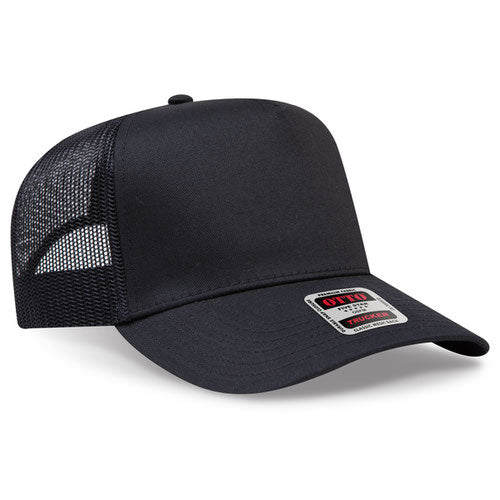 OTTO CAP 32-285 - 5 Panel Mid Profile Mesh Back Trucker Hat