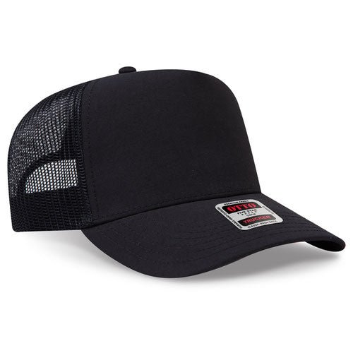 OTTO CAP 32-285 - 5 Panel Mid Profile Mesh Back Trucker Hat