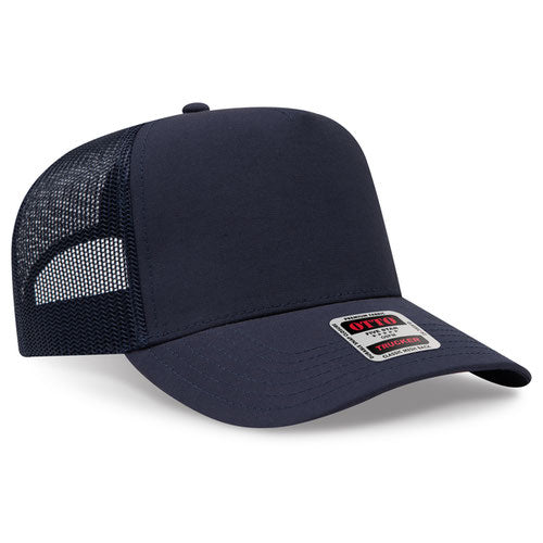 OTTO CAP 32-285 - 5 Panel Mid Profile Mesh Back Trucker Hat