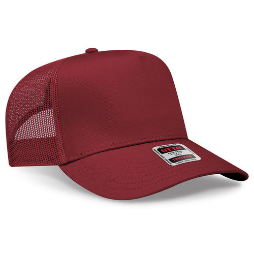 OTTO CAP 32-285 - 5 Panel Mid Profile Mesh Back Trucker Hat