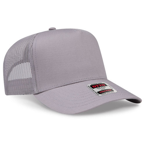 OTTO CAP 32-285 - 5 Panel Mid Profile Mesh Back Trucker Hat