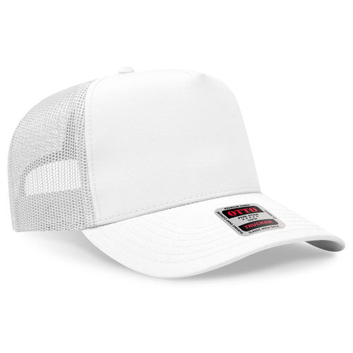 OTTO CAP 32-285 - 5 Panel Mid Profile Mesh Back Trucker Hat