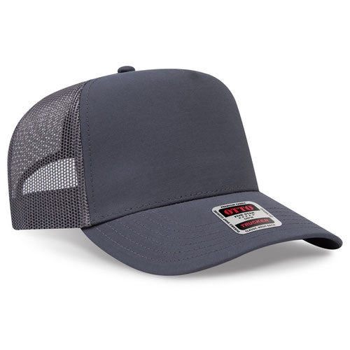 OTTO CAP 32-285 - 5 Panel Mid Profile Mesh Back Trucker Hat