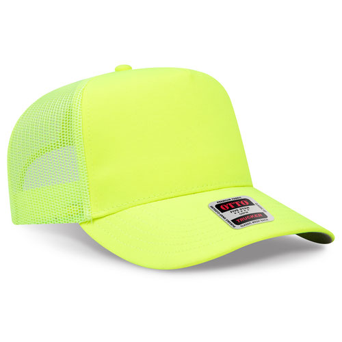 OTTO CAP 32-285 - 5 Panel Mid Profile Mesh Back Trucker Hat
