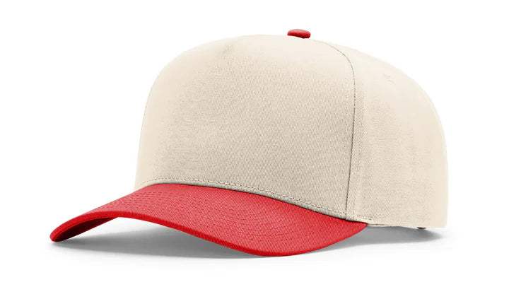 Richardson 323FPC Champ Solid Full Fabric 5-Panel Hat with Softsnap Adjustable Backstrap