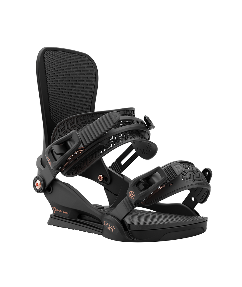 Union Juliet Snowboard Bindings - Women's 2025 | Comfortable Mid-Flex All-Mountain Women's Binding: Ideal for Beginner to Intermediate Riders Ready to Advance