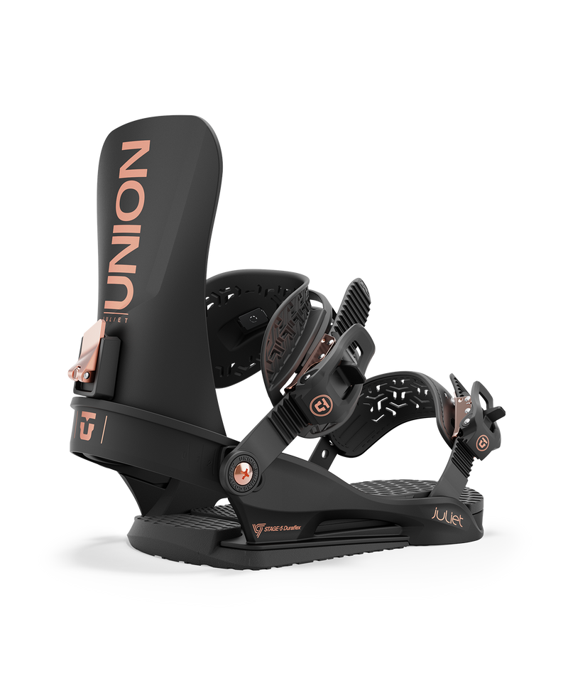 Union Juliet Snowboard Bindings - Women's 2025 | Comfortable Mid-Flex All-Mountain Women's Binding: Ideal for Beginner to Intermediate Riders Ready to Advance