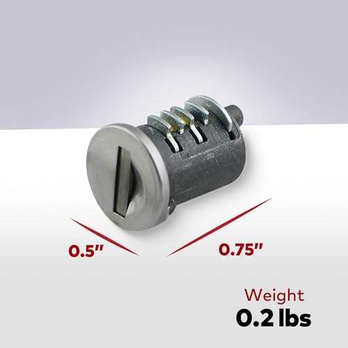 Yakima SKS Lock Cores for Car Rack System Components, 4 pack