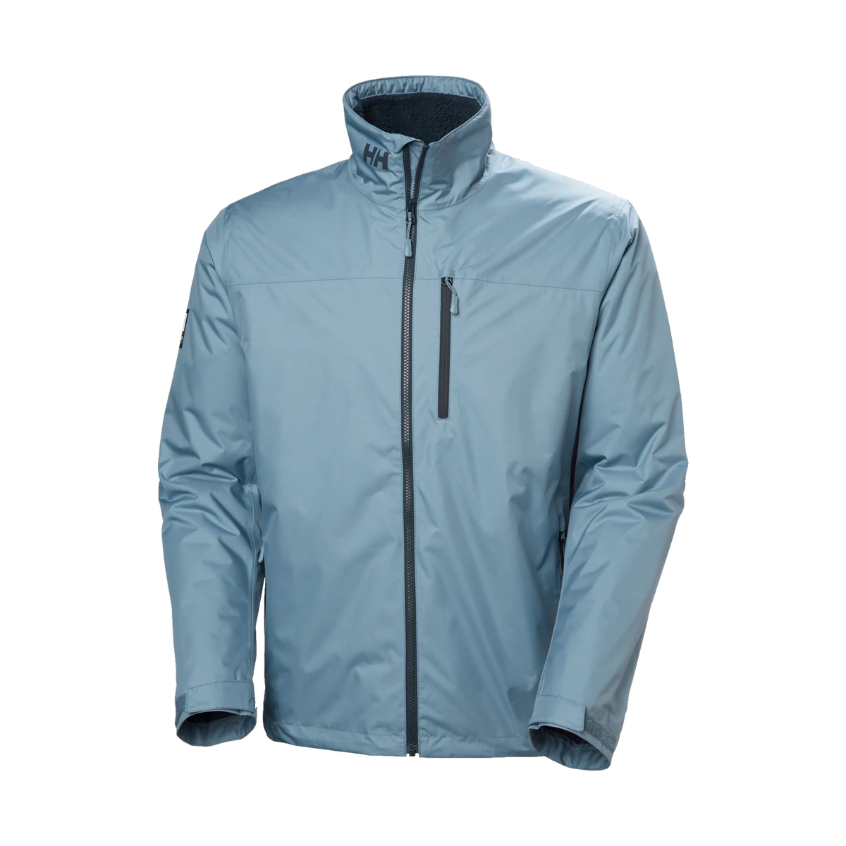 Helly Hansen Crew Hooded Pile Jacket - Men's - Washed Navy