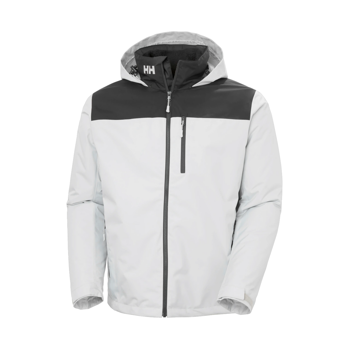 Helly Hansen Crew Hooded Pile Jacket - Men's - Grey Fog