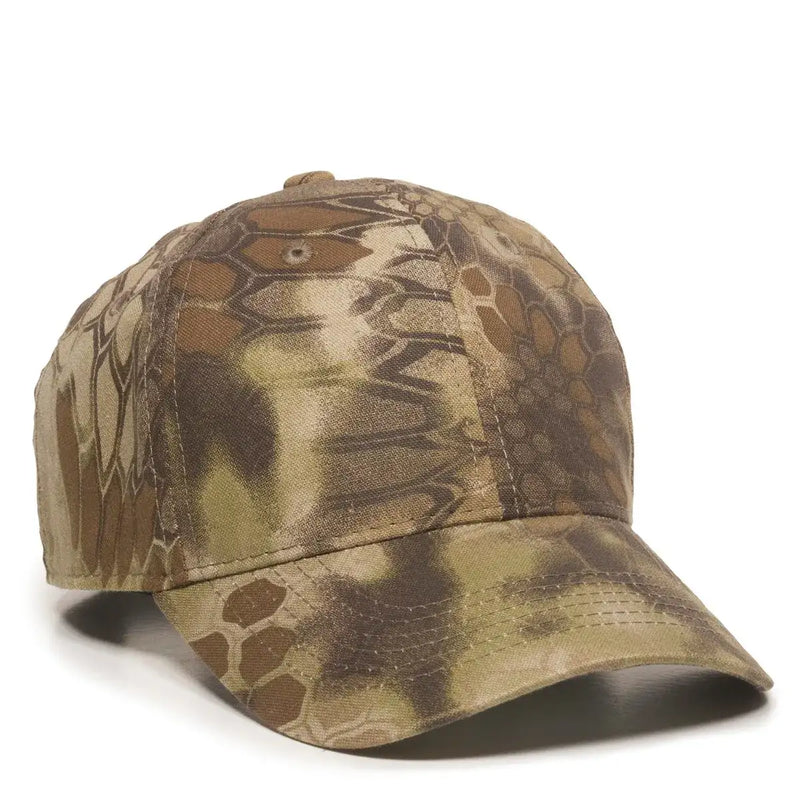 Outdoor Cap 350 Camo Cap – Pro Mid Crown Structured with Pre-Curved Visor
