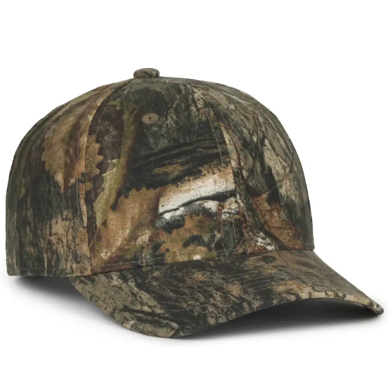Outdoor Cap 350 Camo Cap – Pro Mid Crown Structured with Pre-Curved Visor