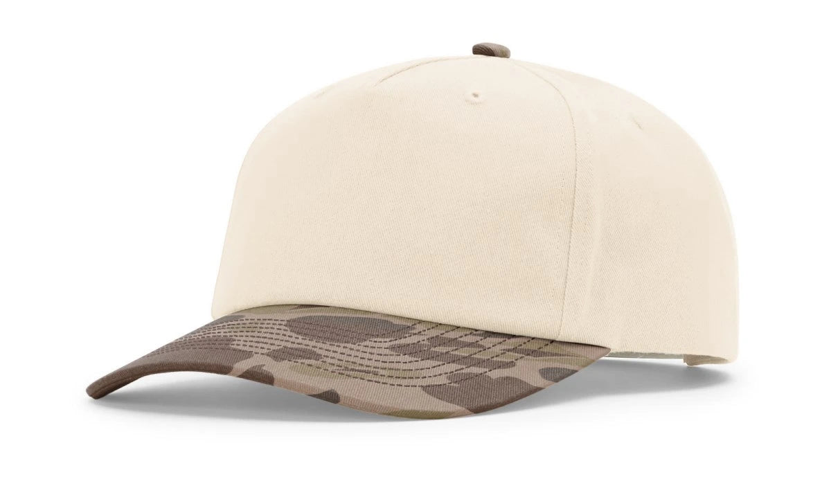 Richardson 356 - Cream/Bark Camo