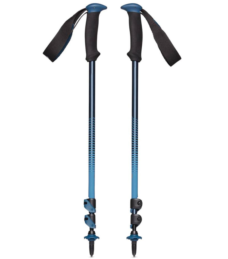 Black Diamond Trail Back Trekking Poles - 140cm | Durable, Lightweight, and Adjustable Hiking Poles for Superior Stability and Comfort