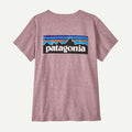 Patagonia P-6 Logo Responsibili-Tee Women's Recycled Cotton Blend Crewneck T-Shirt