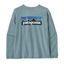 Patagonia Women's L/S P-6 Logo Responsibili-Tee - Blue Sage