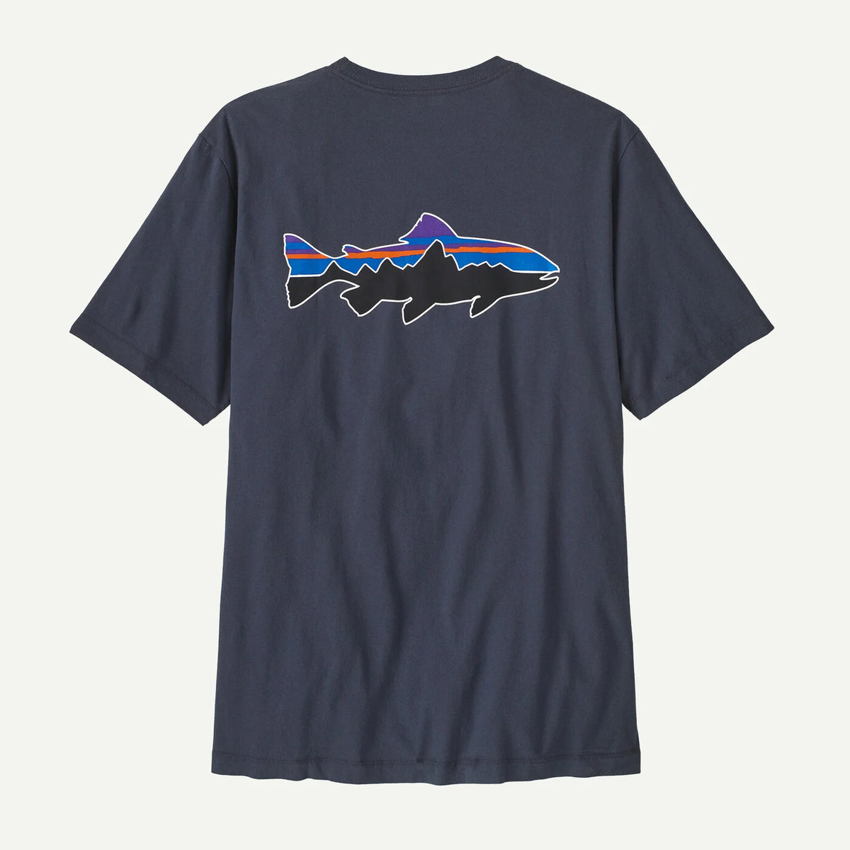 Patagonia Fitz Roy Trout T-Shirt Men's Organic Cotton Crewneck