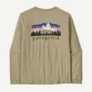 Patagonia Long-Sleeved Fitz Roy Foothills T-Shirt - Men's - Recycled Cotton Graphic Tee